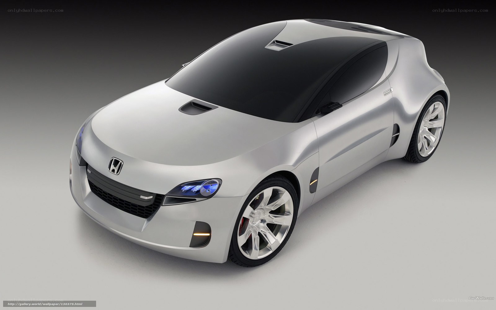 Silver Honda Concept Car