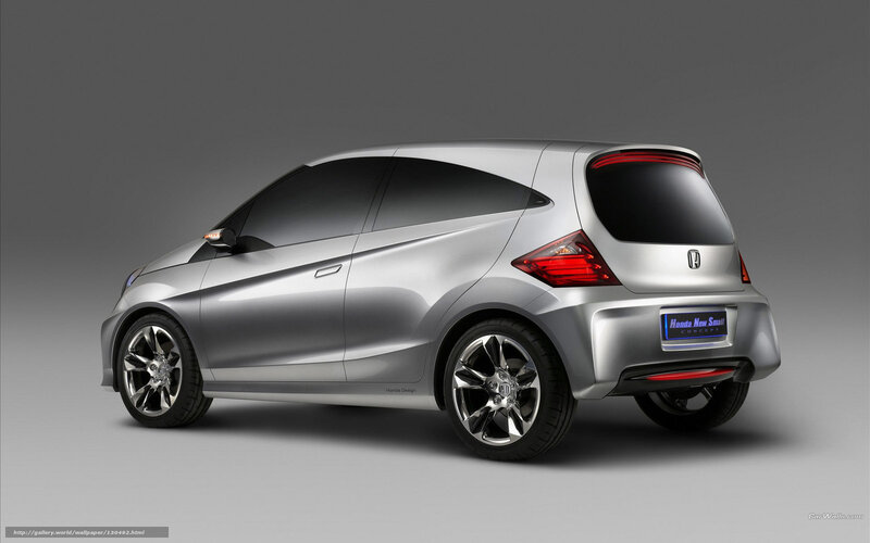 Silver Honda Concept Car