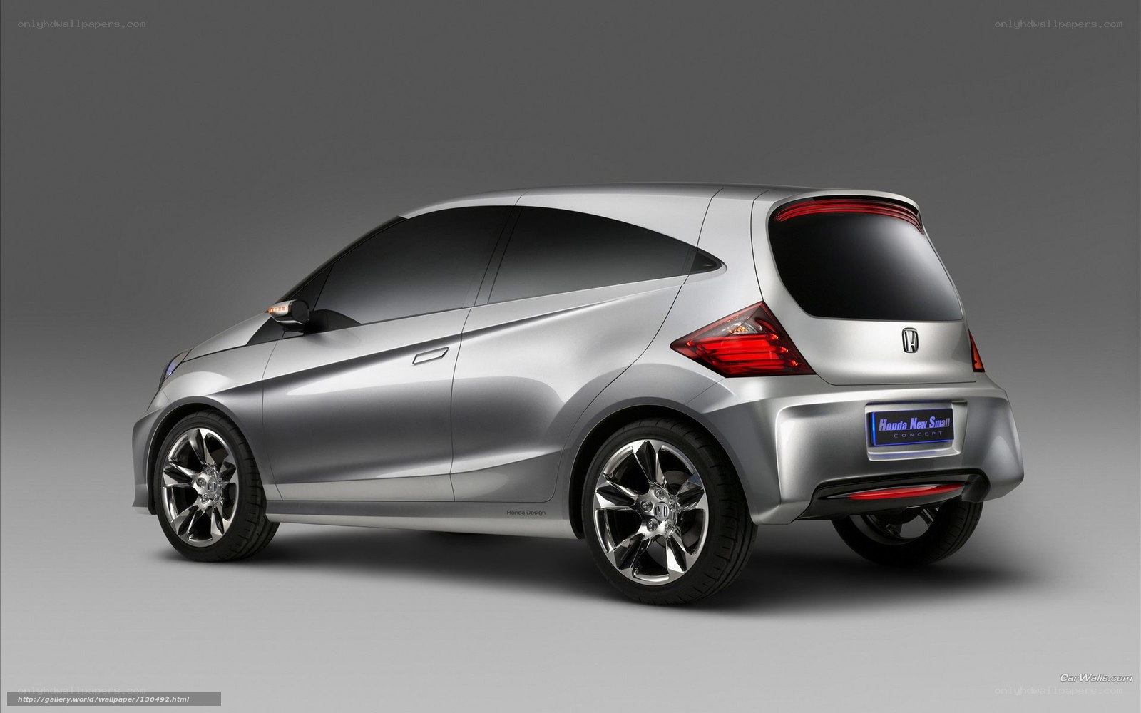 Silver Honda Concept Car