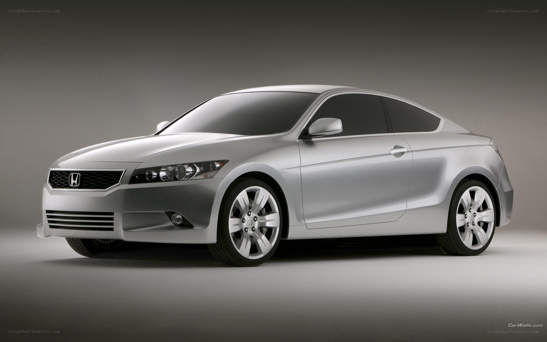silver honda coupe car