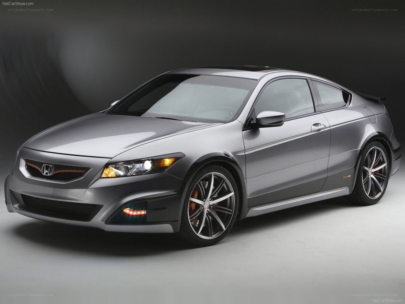 silver honda coupe concept