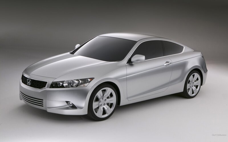 silver honda coupe concept