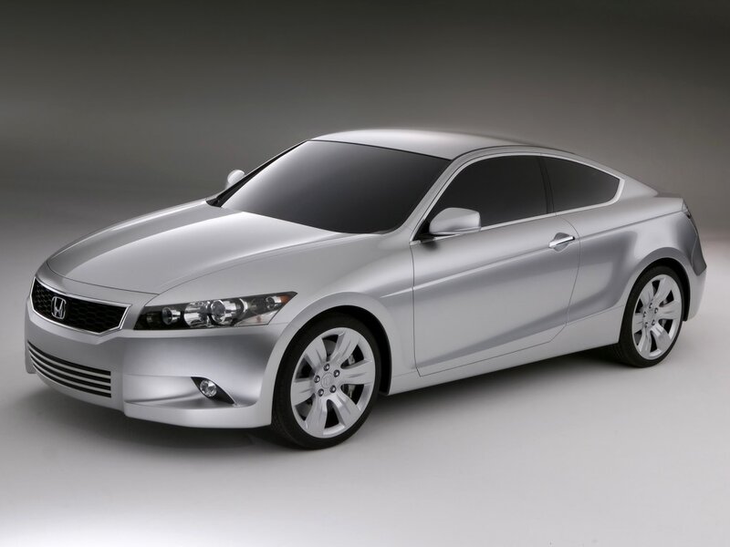 silver honda coupe concept