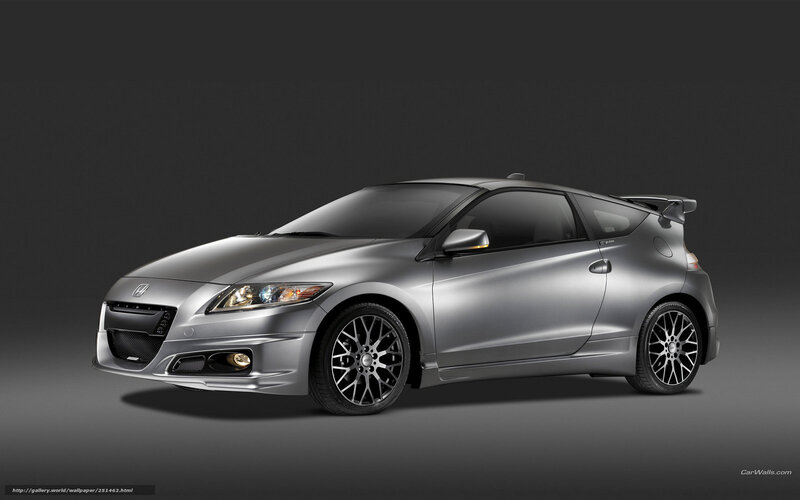 silver honda cr-z car