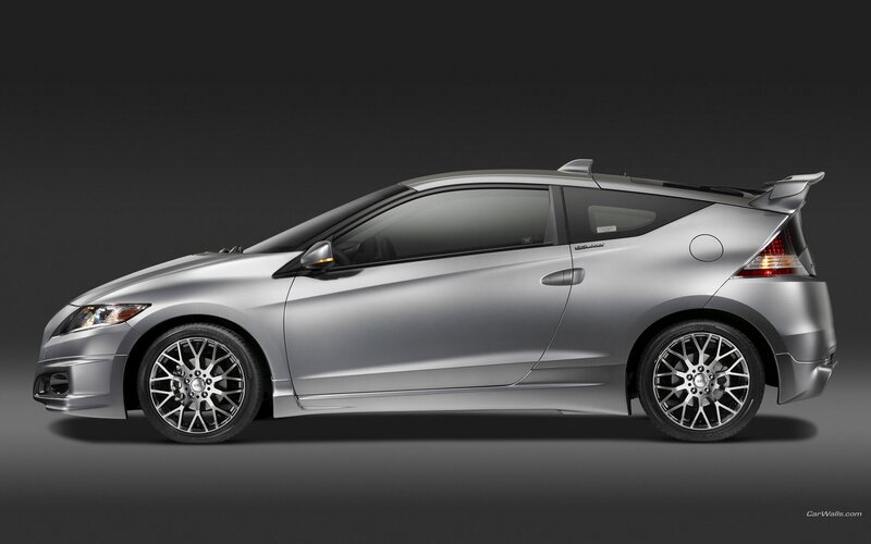 silver honda cr-z coupe