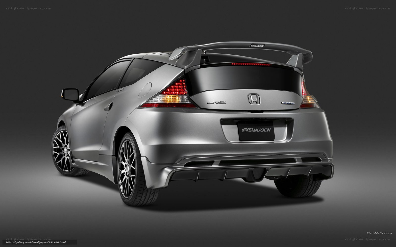 silver honda cr-z mugen
