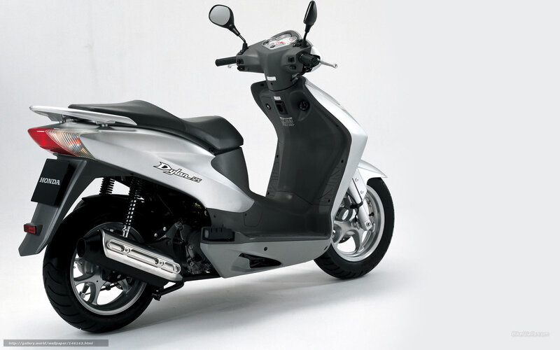 Silver Honda Dio scooter