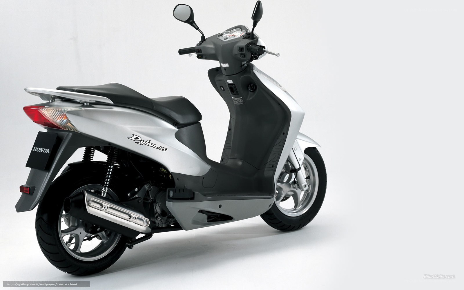 Silver Honda Dio scooter