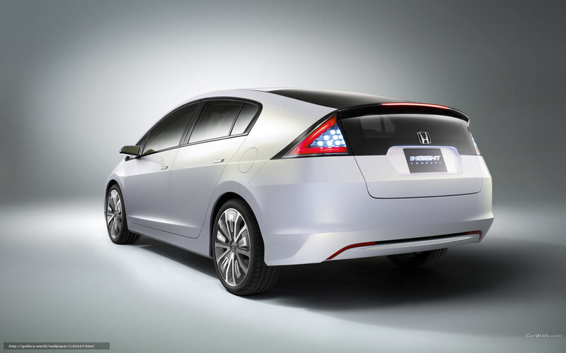 Silver Honda Insight Car