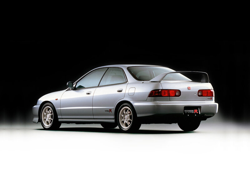 Silver Honda Integra Type R — Dramatic
