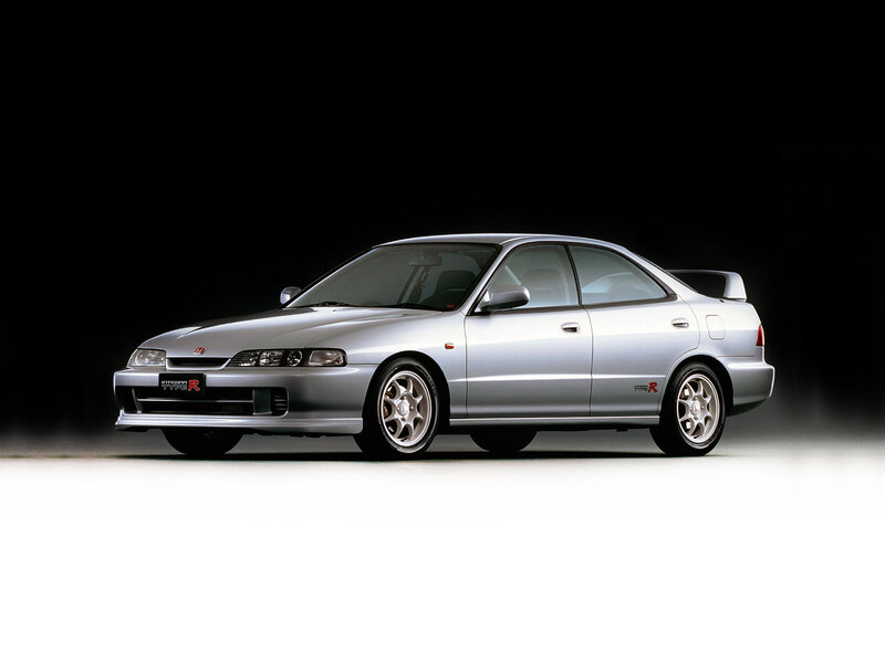 Silver Honda Integra Type R