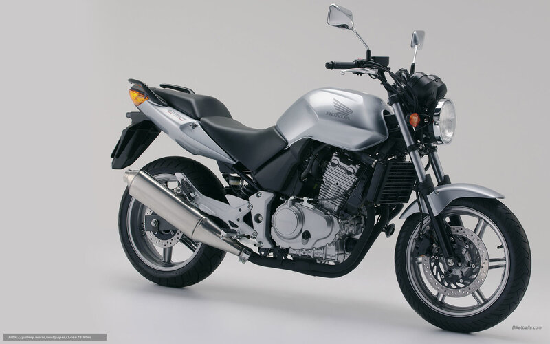 Silver Honda motorcycle