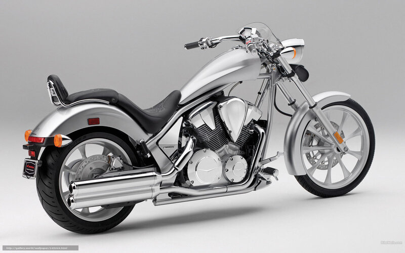 Silver Honda motorcycle