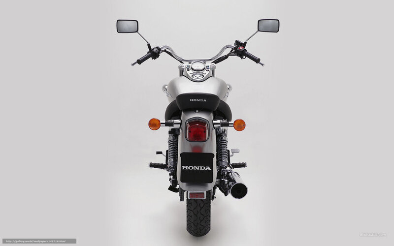 Silver Honda Motorcycle — Gray