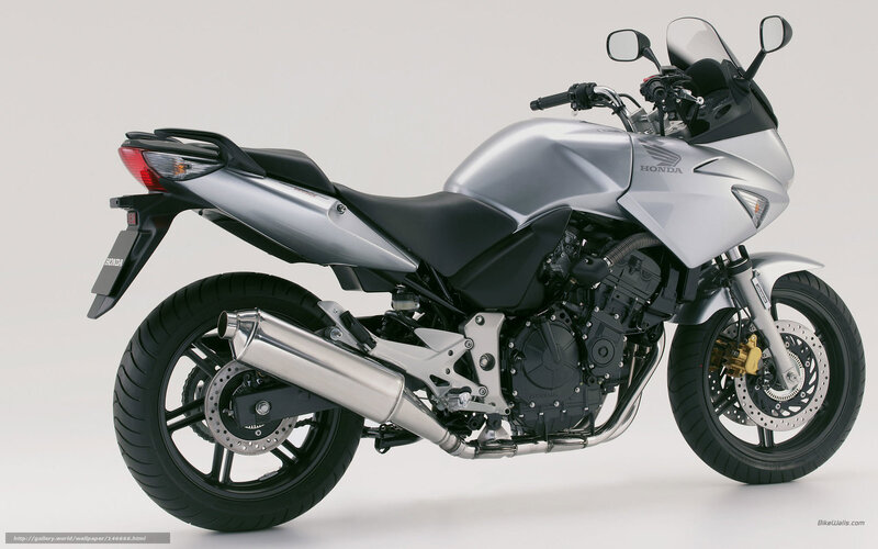 Silver Honda Motorcycle — Neutral, Photograph, Exhaust Pipe
