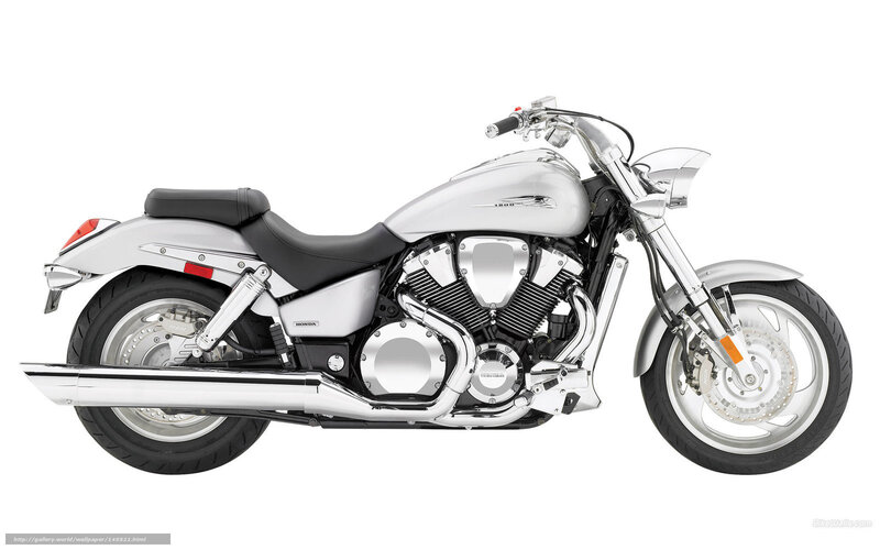 Silver Honda Motorcycle — Neutral, Photograph, Seat, Engine, Exhaust