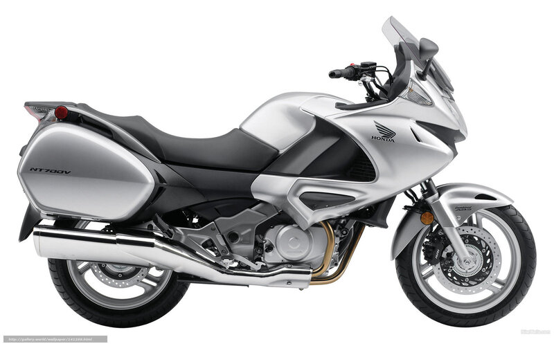Silver Honda NT700V Motorcycle — Neutral