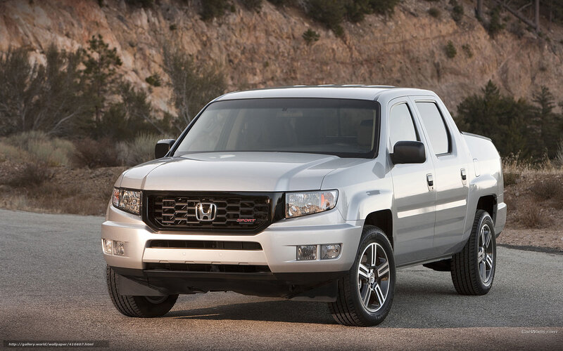 Silver Honda Ridgeline — Dramatic