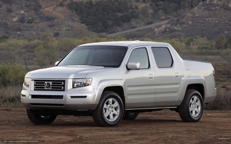 silver honda ridgeline pickup truck