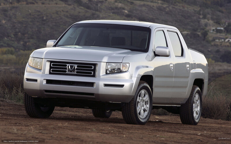 Silver Honda Ridgeline