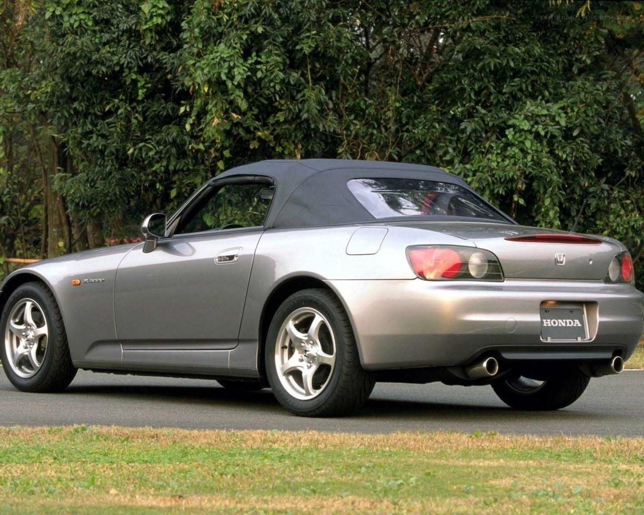 silver honda s2000 convertible