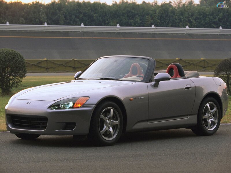 silver Honda S2000 convertible