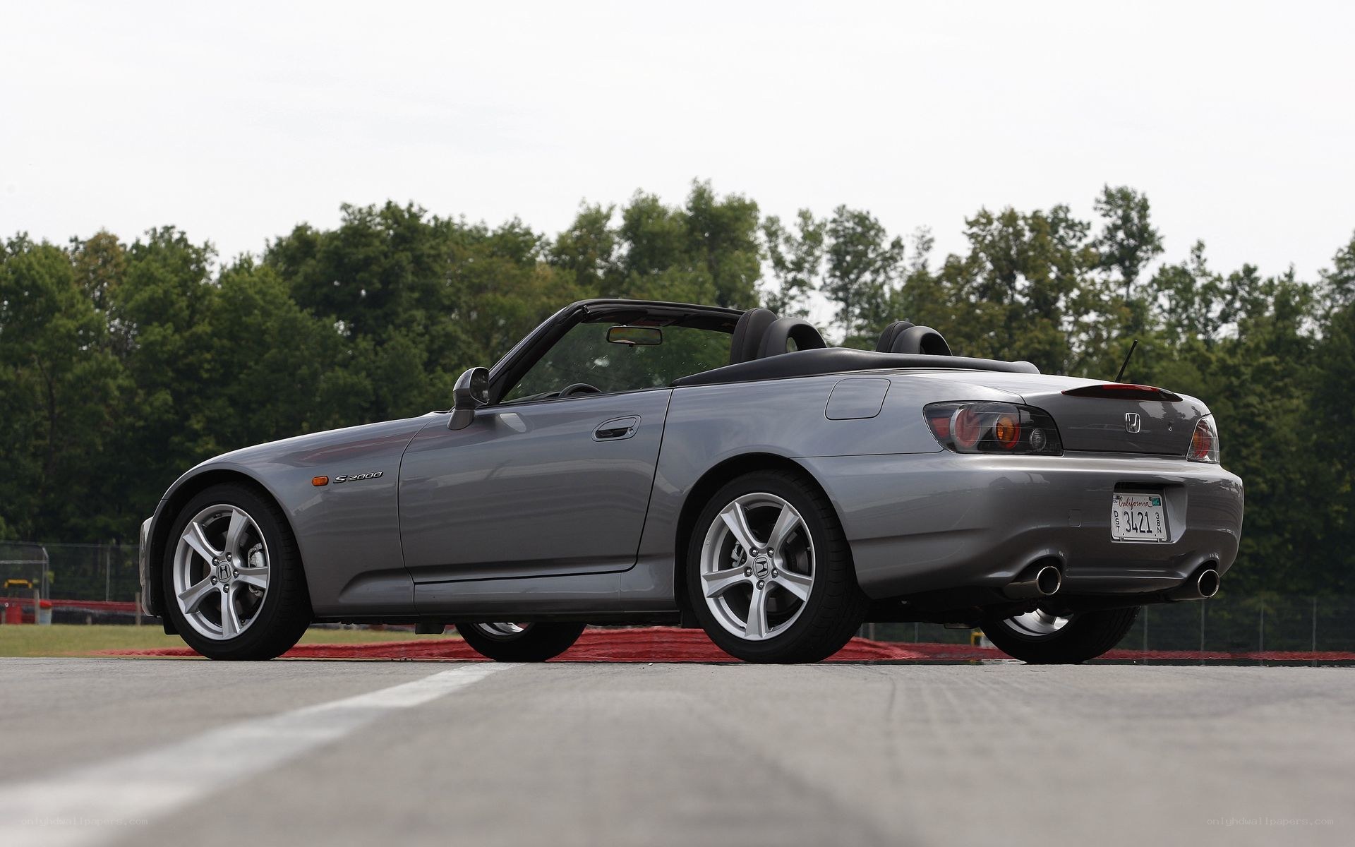 silver honda s2000 convertible