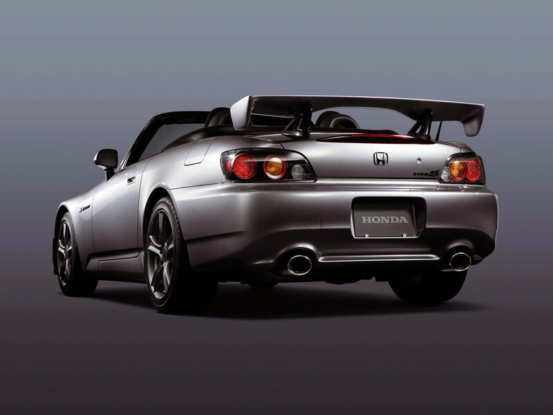 Silver Honda S2000 — Gray