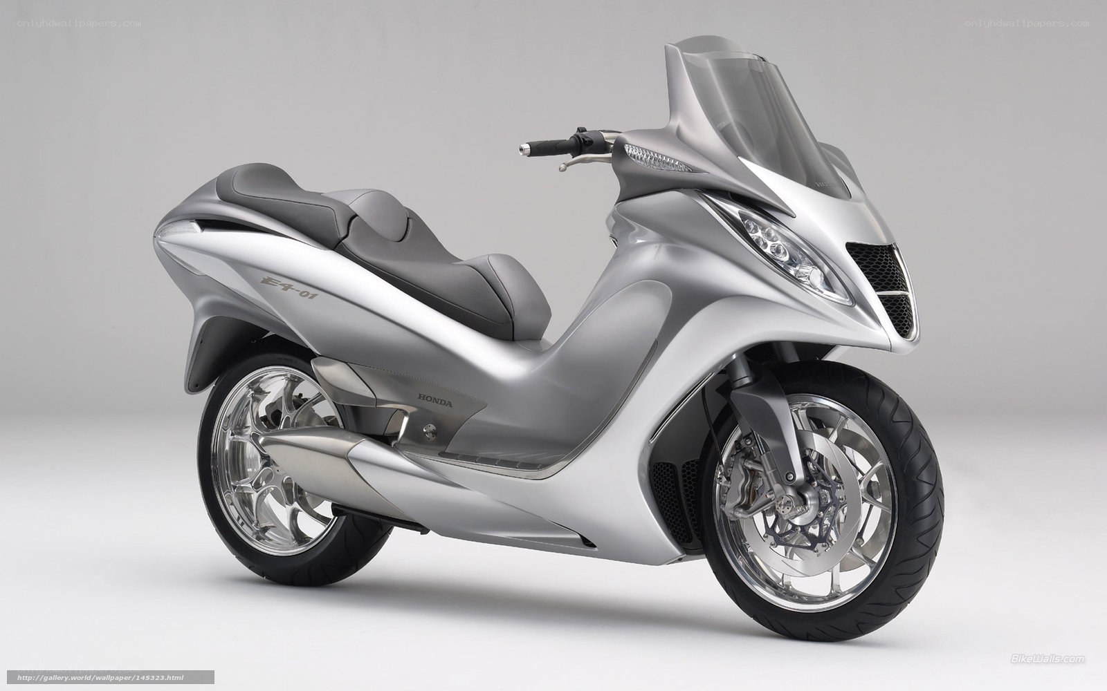 Silver Honda scooter concept