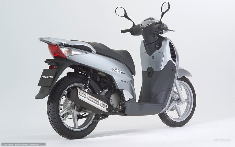 Silver Honda Scooter — Neutral