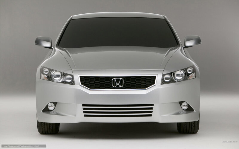 silver honda sedan front view