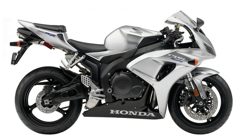 silver honda sport motorcycle