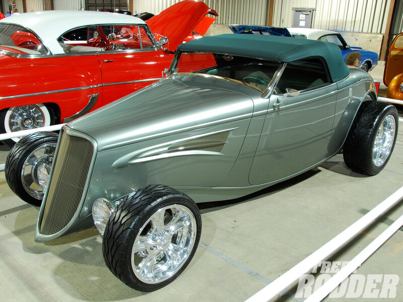 Silver Hot Rod Car — Calm, Photograph