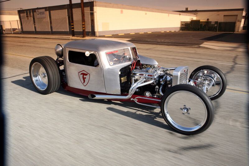 Silver Hot Rod Car — Dynamic