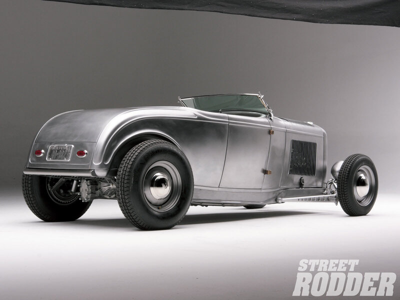Silver Hot Rod Car — Gray, Neutral