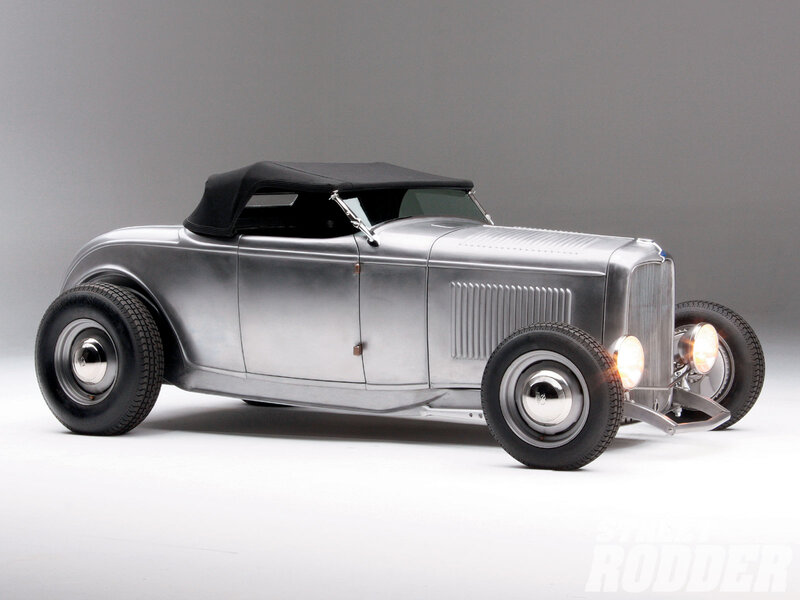 Silver Hot Rod Car — Neutral, Photograph