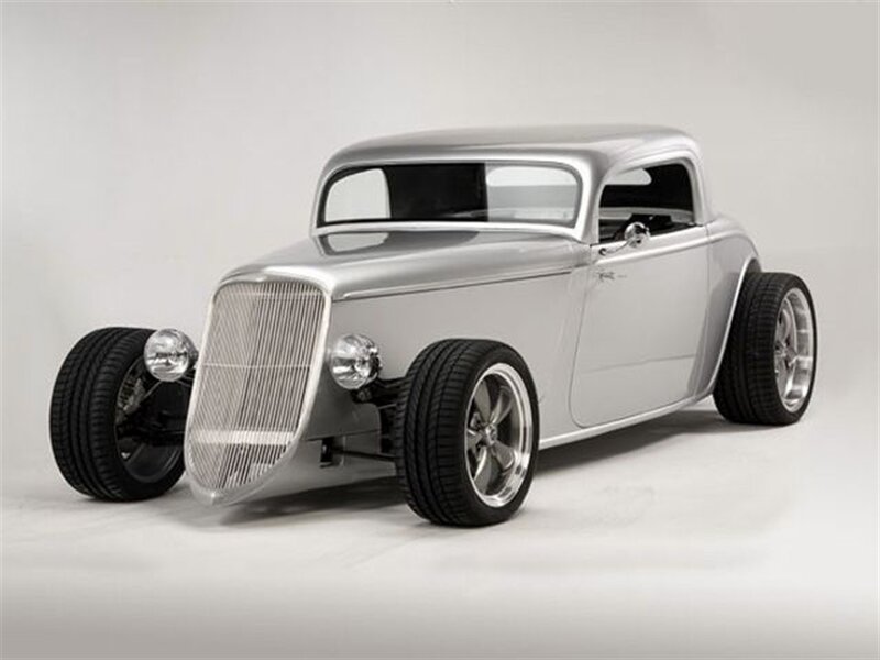 Silver Hot Rod Car — Neutral