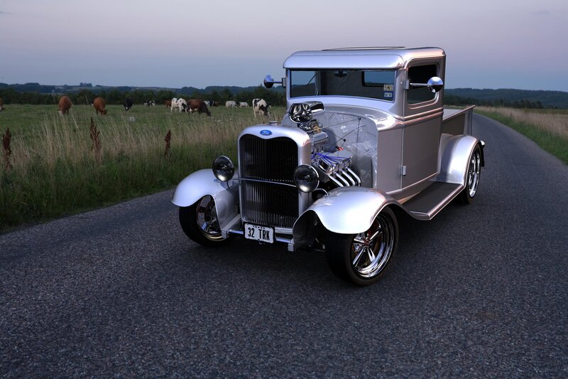 Silver Hot Rod Truck — Serene