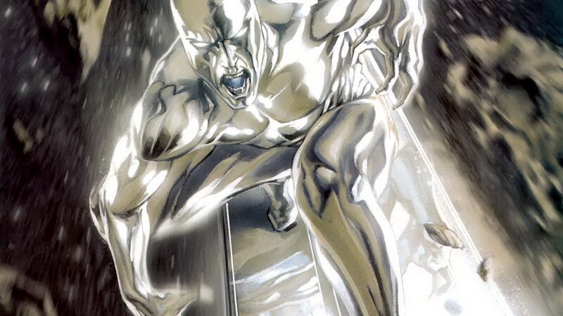 Silver Humanoid Figure — Dramatic, Manga
