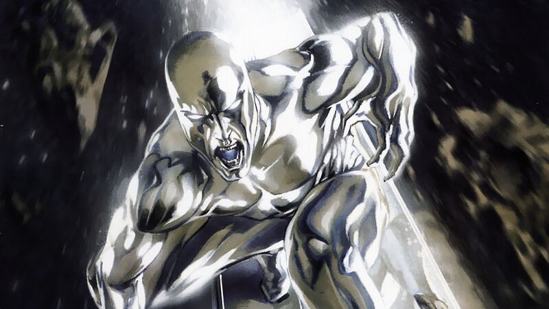 Silver Humanoid Figure — Dramatic