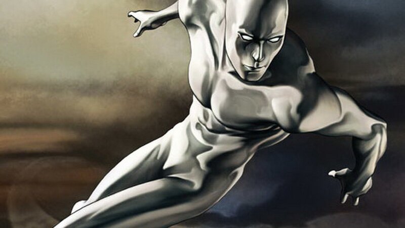 Silver Humanoid Figure — Gray, Dramatic, Comic
