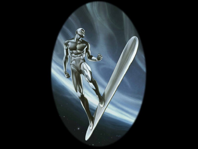 Silver Humanoid Figure