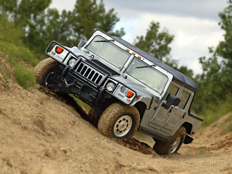 Silver Hummer H1 — Gray