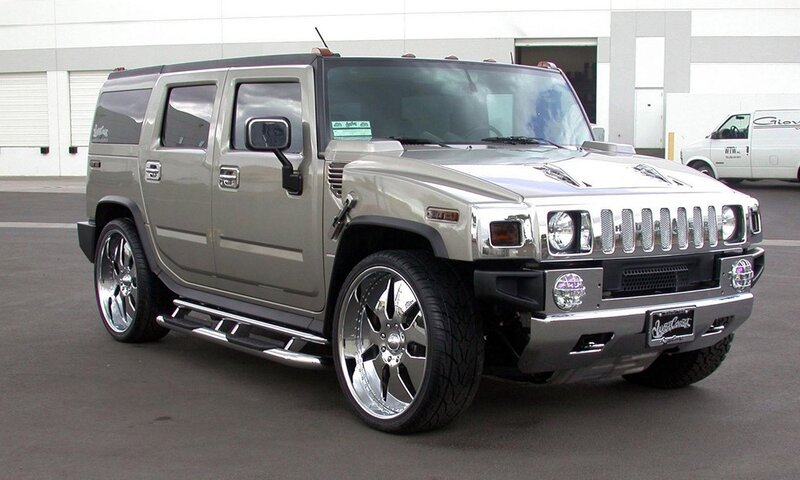 Silver Hummer H2 Suv — Neutral