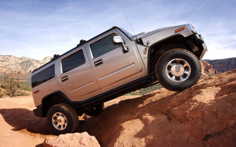 Silver Hummer H2