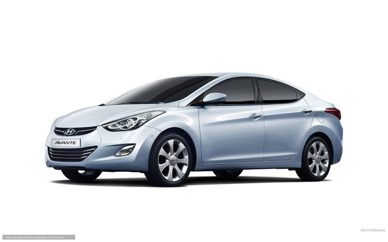 Silver Hyundai Avante Sedan — Neutral