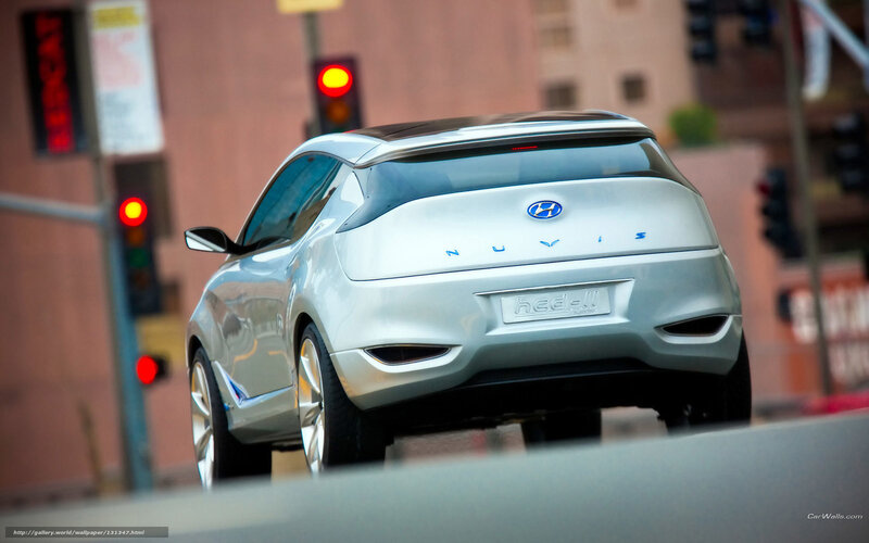 Silver Hyundai Concept Car — Urban