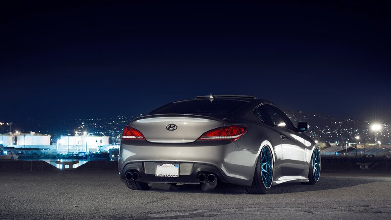 Silver Hyundai Coupe — Gray