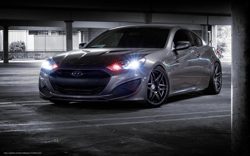 Silver Hyundai Coupe