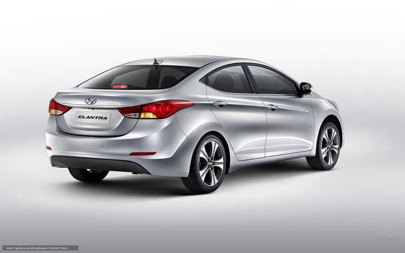 Silver Hyundai Elantra — Neutral, Photograph, Car